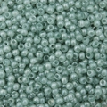 Crèmekleurige lichtgroene imitatie jade glaskralen voor DIY kettingen en handgemaakte armbanden - Lenteblauw