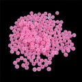 DIY frosted acrylic star-beads in pink and transparent colors for handmade hair accessories - Round Frosted Bead-in-bead / 8mm (Approx. 110 Pieces/Pack) / Rose Red