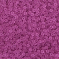 Frosted matte seed beads in vibrant magenta purple for handmade DIY jewelry crafts - Violet