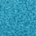 Frosted light blue iridescent seed beads for DIY jewelry making and handmade accessories - Dark Cyan