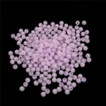 Frosted lavender acrylic star beads for DIY hair accessories and jewelry making - Round Frosted Bead-in-bead / 8mm (Approx. 110 Pieces/Pack) / Purple