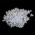 Translucent milky white pentagram acrylic beads with blue glow for DIY hair accessories - Round Frosted Bead-in-bead / 8mm (Approx. 110 Pieces/Pack) / Light Blue