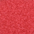 Frosted rose red glass seed beads with matte finish for DIY jewelry making accessories - Agate Red