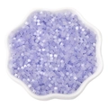 DIY craft beads in light lavender cat eye silk finish for jewelry making in a white bowl - 2.5mm Hole 1mm 10g/pack Approx 740pcs / Lavender