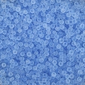 Frosted light blue glass seed beads with matte finish for DIY jewelry making crafts - Indigo