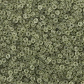 Light green frosted iridescent round beads for handmade DIY jewelry crafting and accessories - Olive Green