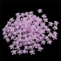 DIY light purple acrylic star beads with transparent coating for handmade hair accessories - Star Transparent Bead-in-bead / 11x11.5mm (Approx. 83 Pieces/Pack) / Purple