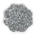 DIY 2.5mm silver-grey matte glass seed beads for handmade jewelry in a floral tray - 2.5mm Hole 1mm 10g/pack Approx 740pcs / Light Gray