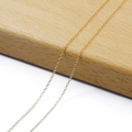 Υλικά για κοσμήματα DIY με γυαλισμένη χρυσή σταυρωμη αλυσίδα για κολιέ - Αλυσίδα 235S (1.8mm) / KC Χρυσό