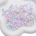Colorful uppercase letter G acrylic beads for DIY handmade bracelets and jewelry making - Letter G / 50Pcs/Bag