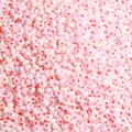 Kleine ronde kralen in parelmoer lichtroze voor DIY sieraden maken met glanzende textuur - Rozerood