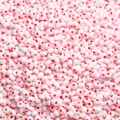 Premium kersenroze glazen kralen met crème glans voor DIY-sieraden en armbanden - Kersenroze