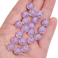 Candy-farbene lila facettierte Acrylperlen für DIY-Armbänder und Schmuckherstellung - 8mm (100 Stk./Packung) / Lila