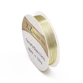 0.3mm gold copper wire on a plastic spool for DIY handmade jewelry and craft making - 0.3mm Diameter (Approx 14.5m/Roll) / Gold