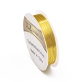 Bobina di filo di rame dorato lucido da 0,4 mm per gioielli fai da te e nail art - Oro Scuro