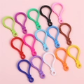 Fermoirs mousquetons en acrylique colorés pour la création de bijoux DIY et porte-clés - Couleurs Mélangées Aléatoires