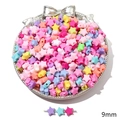 Mix of 9mm macaron color star acrylic beads for DIY handmade jewelry bracelets - Light Color Star / 9mm (100 Pieces/Pack) / Random Mixed Colors