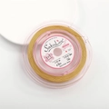 Fil de perlage en acier inoxydable doré avec revêtement nylon 1x7 brins de 0,60mm - 0.60mm (Paquet de 1m) / Or