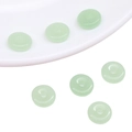 Hellgrüne Glasperlen in Jade-Optik für handgefertigten DIY-Schmuck und Armbänder - 10mm-Mittleres Loch (10 Stück/Packung) / Hellgrün