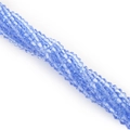 Light blue 4mm bicone faceted crystal glass beads for DIY jewelry making and crafts - 4mm (Approx. 80-85 Pieces/Pack) / Light Blue