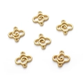Lot de 6 connecteurs Ruyi en alliage plaqué or 14K pour la création de bijoux DIY - Auspicious Cloud Tag (14K Gold Filled) / 12x12mm