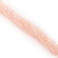 Strand of 4mm pink bicone faceted crystal glass beads for DIY jewelry making - 4mm (Approx. 80-85 Pieces/Pack) / Water Pink