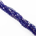 4mm dark blue faceted bicone crystal glass beads for DIY jewelry making and crafting - 4mm (Approx. 80-85 Pieces/Pack) / Deep Blue AB