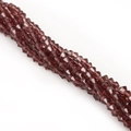 Strand of faceted 4mm dark red diamond-shaped glass crystal beads for DIY jewelry making - 4mm (Approx. 80-85 Pieces/Pack) / Medium Purple