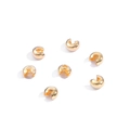 Set van 100 gouden knijpkraal verbergers voor DIY sieraden kettingen en armbanden maken - Verguld KC Goud
