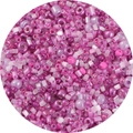 Mix di perline di vetro rosa e viola e perline a tubo per gioielli fai da te - Serie Rosa Rossa