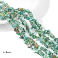 Irregular green Millefiori glass spacer beads for DIY jewelry making 4-9mm size - Size 4-9mm (Hole 1mm) / Green Series
