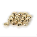 Ciondoli a cuore in acrilico dorato con anellini per creazione di gioielli fai da te - Stile Pendente a Cuore / 30 Pezzi/Confezione (14x17x9mm) / Oro