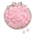 Pink translucent acrylic trumpet flower beads for DIY necklace and earring jewelry making - Trumpet Flower Light Pink Gradient