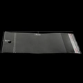 Διάφανη σακούλα OPP 6x14cm με αυτοκόλλητο και τρύπα ανάρτησης για κοσμήματα - Τρύπα Ανάρτησης 6*14CM (100 Τεμάχια/Συσκευασία)