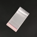 Clear self-adhesive OPP jewelry packaging bags with hanging hole and red seal strip - Clear Hole Bag 7*24CM (Approx. 100pcs)
