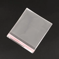 Transparent OPP adhesive jewelry bags with red seal strip for earrings packaging - Clear OPP Bag 12*14CM (Approx. 200pcs)