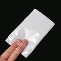 Ημιδιαφανής τσάντα κοσμημάτων DIY με φερμουάρ και τρύπα ανάρτησης για σκουλαρίκια - Τσάντα με Στρογγυλή Τρύπα Ανάρτησης 8x13cm (100 Τεμάχια/Πακέτο)