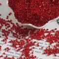 Levendige rode 2mm glazen staafkraaltjes voor DIY sieraden en kledingaccessoires - H-Buis 2mm (15g/Verpakking, Ca. 700 Stuks) / Rood