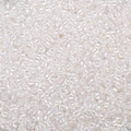 Iridescent cream white glass seed beads for DIY jewelry making and artisanal beading - 2mm (10g/Pack) / Pearl White