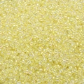 Pale yellow iridescent 2-4mm glass seed beads for DIY jewelry making and embroidery - 2mm (10g/Pack) / Yellow