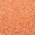 Polished 2-4mm orange iridescent glass seed beads for DIY jewelry making and crafts - Orange & Yellow