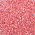 Pink AB color iridescent glass seed beads for DIY jewelry making and handmade crafts - Pink