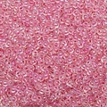 2-4mm pearlescent pink glass seed beads for DIY handmade jewelry and bracelet crafting - Rose Red