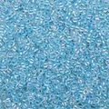 Light blue 2-4mm AB seed beads with iridescent coating for DIY jewelry making - Aqua Blue