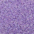 Bulk lavender purple 2-4mm iridescent glass seed beads for DIY jewelry making - Iridescent Lilac Purple