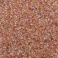 2mm peach pink seed beads with iridescent AB coating for DIY jewelry making - Antique Bronze