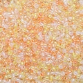 2-4mm iridescent rainbow core glass seed beads for DIY jewelry and bracelet making - Orange Mix