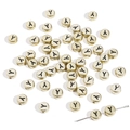 Flat round gold letter Y acrylic beads for DIY jewelry and personalized bracelets - Letter Y / 50 Pieces