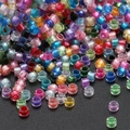 Colorful antique silver lined glass seed beads for DIY jewelry and bracelets - 10g/Pack Approx 720 Pieces 2.5mm / Multicolor