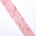 Irregular rose quartz gemstone beads for handmade DIY necklaces and bracelets accessories - Approx. 45-60 Pcs/Strand / Rose Quartz